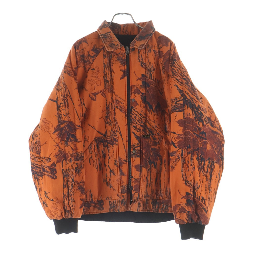 SUPREME(シュプリーム) 24SS RealTree Reversible Quilted Work Jacket リアルツリー リバーシブル キルティング ワークジャケット オレンジ/ブラック