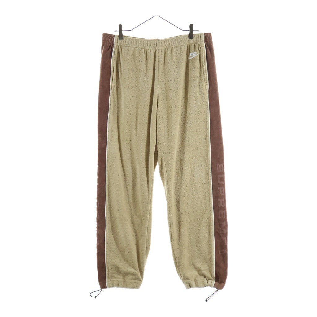 SUPREME(シュプリーム) 21SS ×NIKE Velour Track Pant ナイキ ベロアトラックパンツ ベージュ DB5794-297