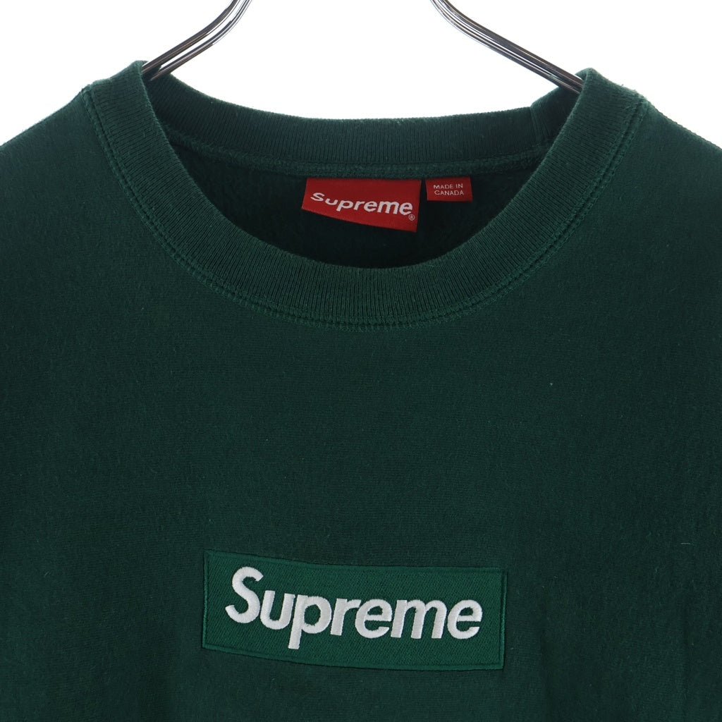 SUPREME(シュプリーム) 18AW Box Logo Crewneck ボックスロゴ クルーネック スウェット トレーナー グリーン