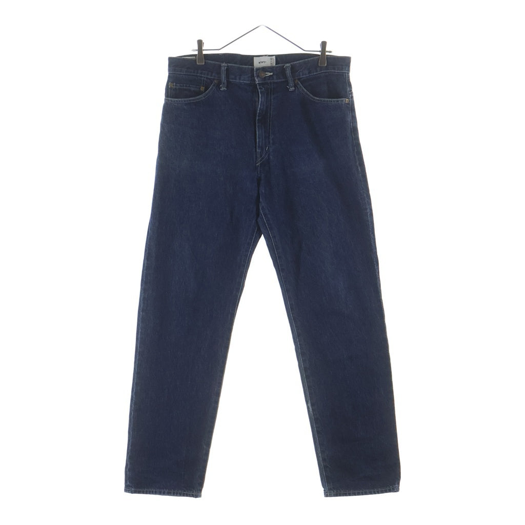 WTAPS(ダブルタップス) 19SS BAGGY WASHED TROUSERS DENIM バギーウォッシュドトラウザーズデニムパンツ インディゴ 191TQDT-PTM01