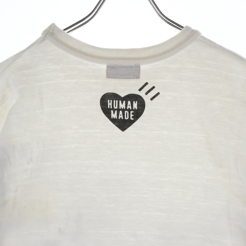 HUMAN MADE(ヒューマンメイド) GRAPHIC T-SHIRT グラフィック フロントプリント 半袖Tシャツ カットソー ホワイト HM29TE020