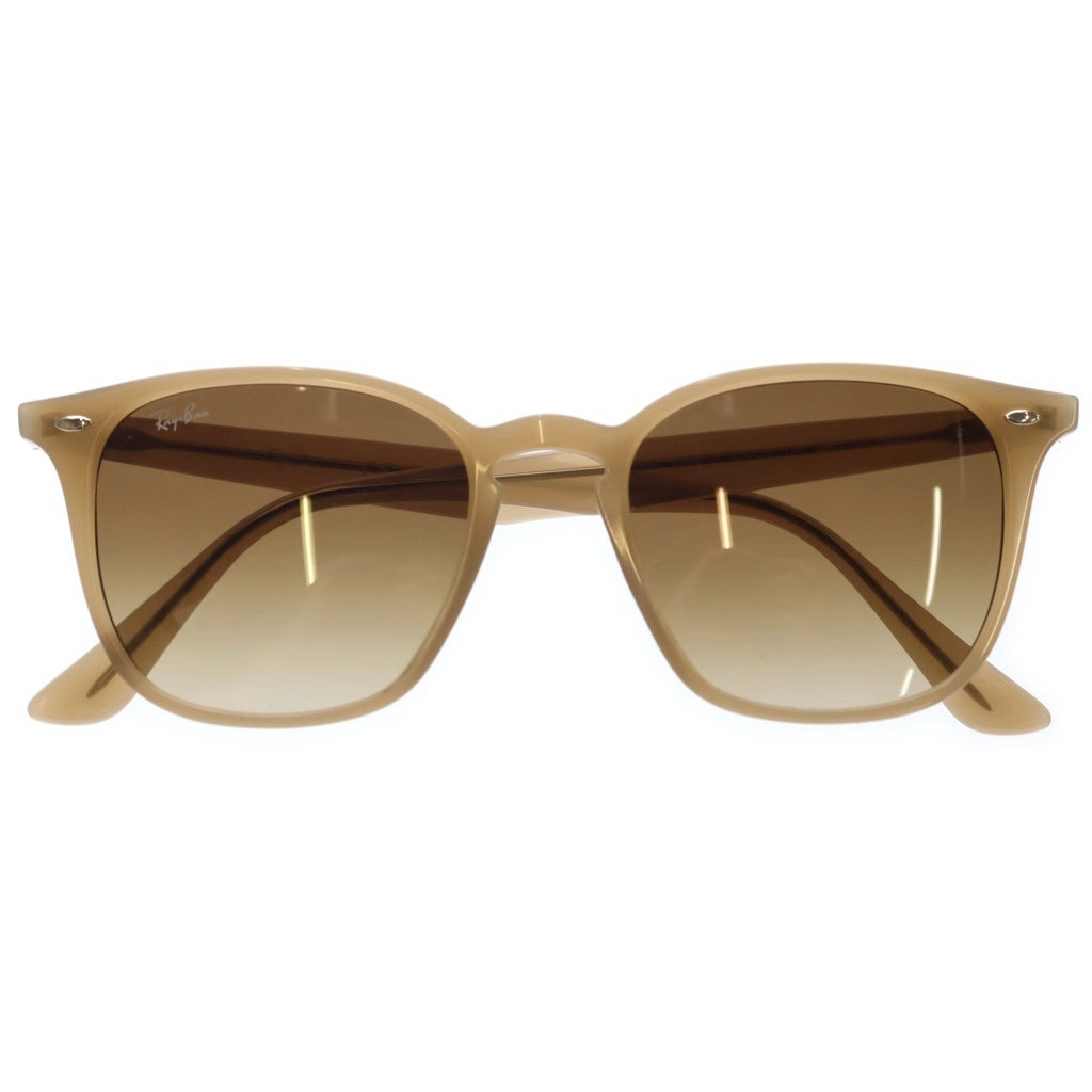 Ray Ban(レイバン) フレームロゴ ウェリントンクリアサングラス アイウェア 眼鏡 ブラウン RB4258F