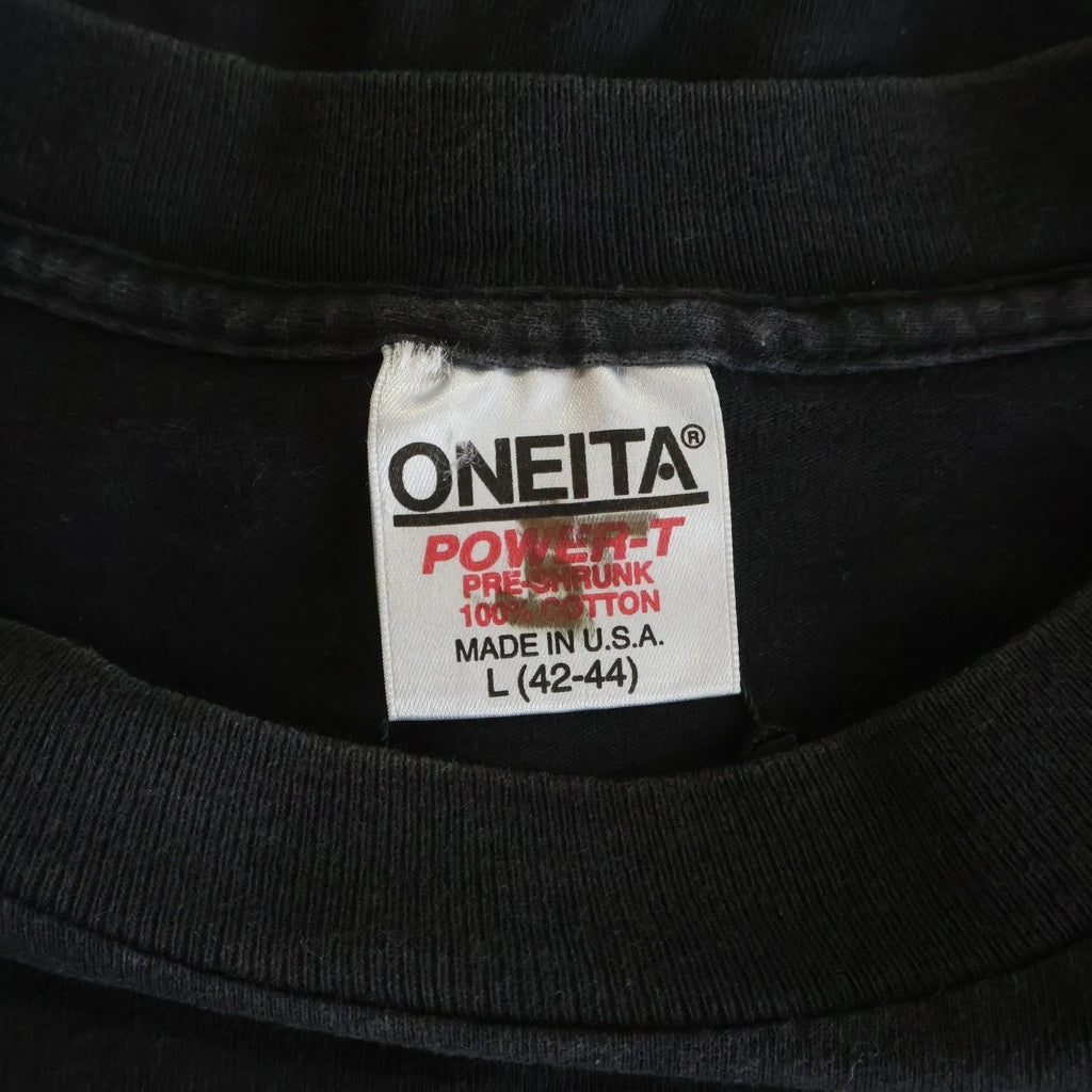 VINTAGE(ヴィンテージ) 90s DAYTONA BEACH BIKE WEEK デイトナビーチ バイクウィーク 両面プリント 長袖Tシャツ カットソー ブラック