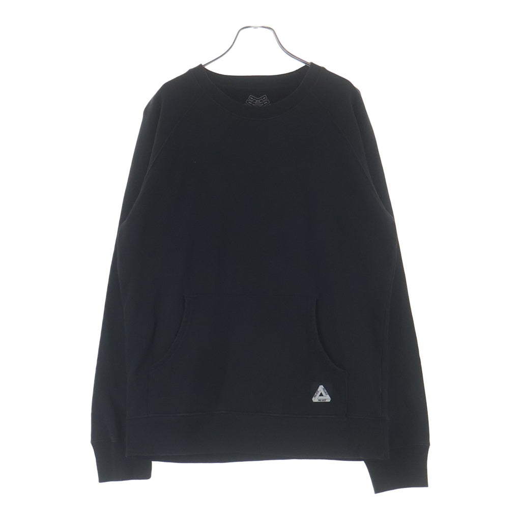 Palace Skateboards(パレススケートボーズ) カンガルーポケット クルーネック スウェット トレーナー ブラック