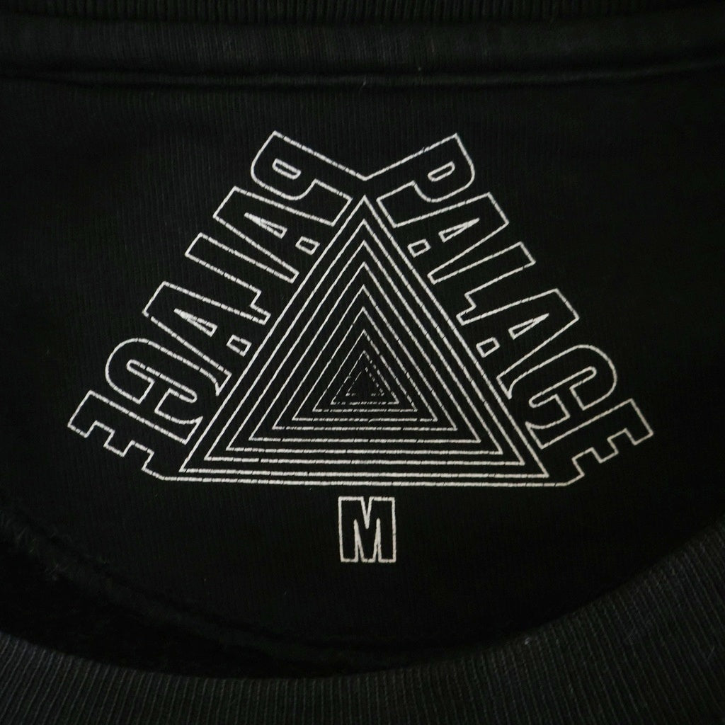 Palace Skateboards(パレススケートボーズ) カンガルーポケット クルーネック スウェット トレーナー ブラック