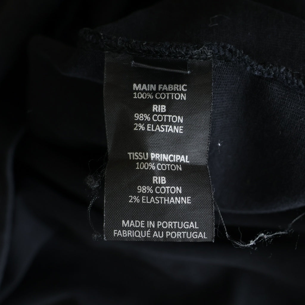VETEMENTS(ヴェトモン) 18AW パッチワーク タートルネック 長袖Tシャツ カットソー ブラック MAH19TR207
