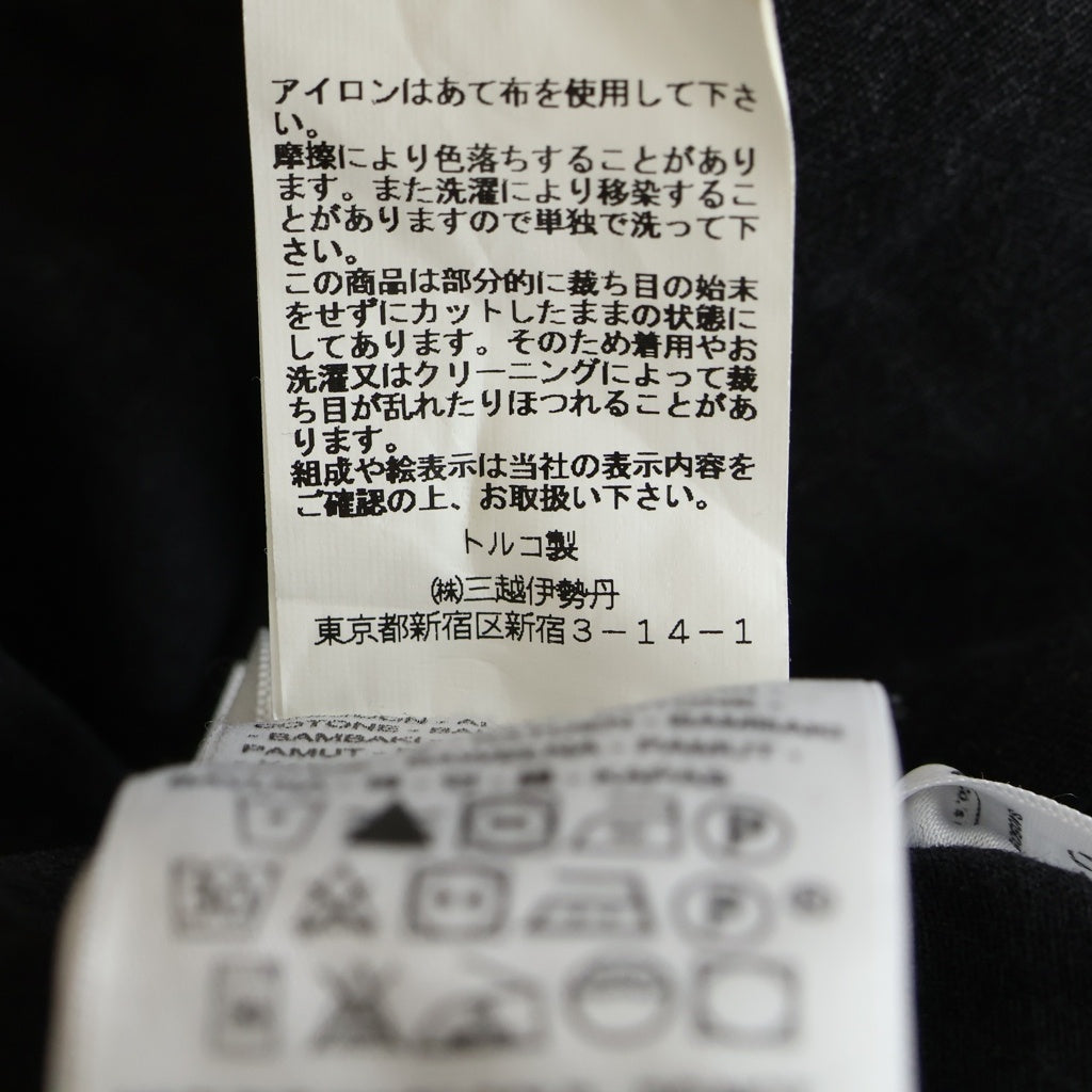 VETEMENTS(ヴェトモン) 19SS × Levi's マルチモチーフ エンブロイダリー ウエスタン長袖シャツ ブラック USS196010