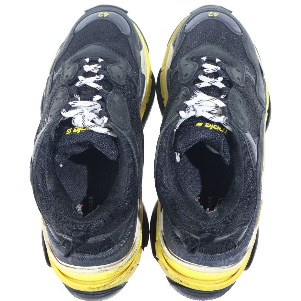 BALENCIAGA(バレンシアガ) TRIPLE S トリプルエス ローカットスニーカー ダッドスニーカー ブラック/イエロー 534162