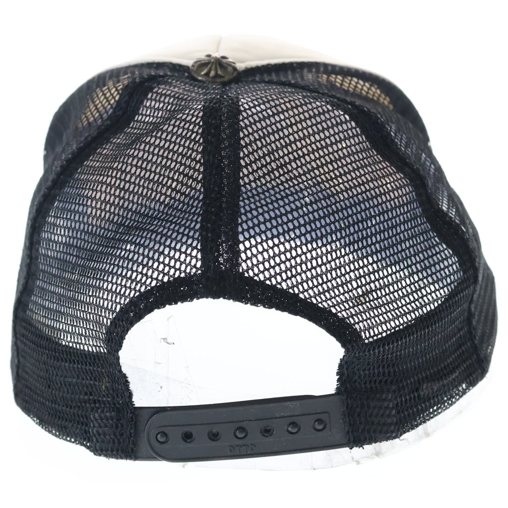 CHROME HEARTS(クロムハーツ) TRUCKER CAP FUCK トラッカー メッシュキャップ ファック ホワイト/ブラック