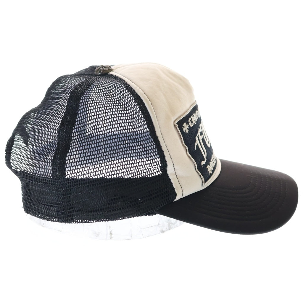 CHROME HEARTS(クロムハーツ) TRUCKER CAP FUCK トラッカー メッシュキャップ ファック ホワイト/ブラック