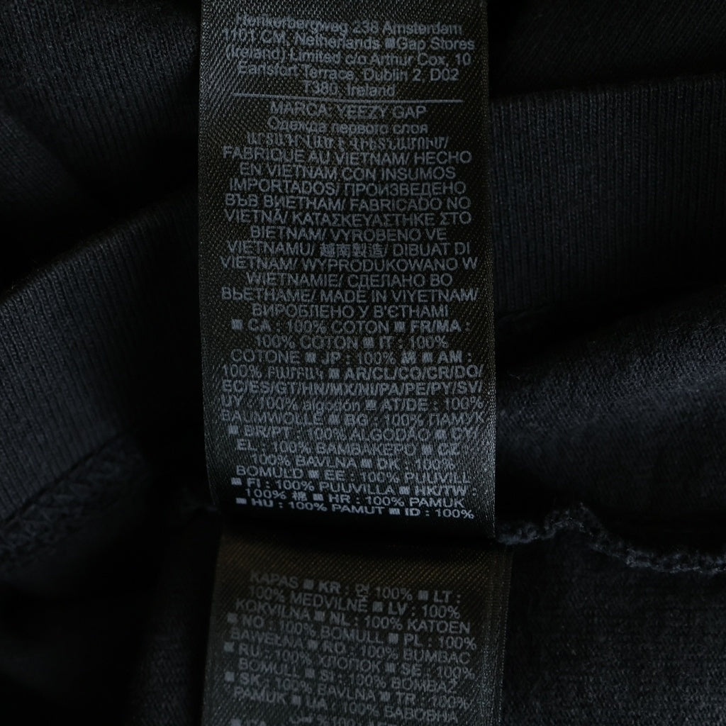 Yeezy Gap Engineered by Balenciaga(イージー ギャップ エンジニアードバイ バレンシアガ) Dove No Seam Tee ドーヴノーシーム 両面プリント 半袖Tシャツ カットソー ブラック