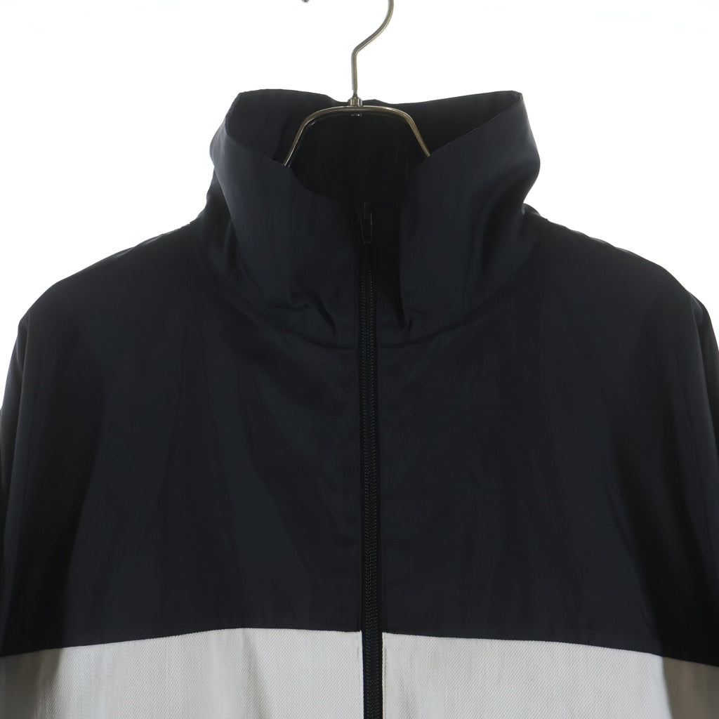 BALENCIAGA(バレンシアガ) 21SS Nylon Logo Denim Jacket ナイロンロゴデニムジャケット ブルゾン ブラック 529213 TBQ09