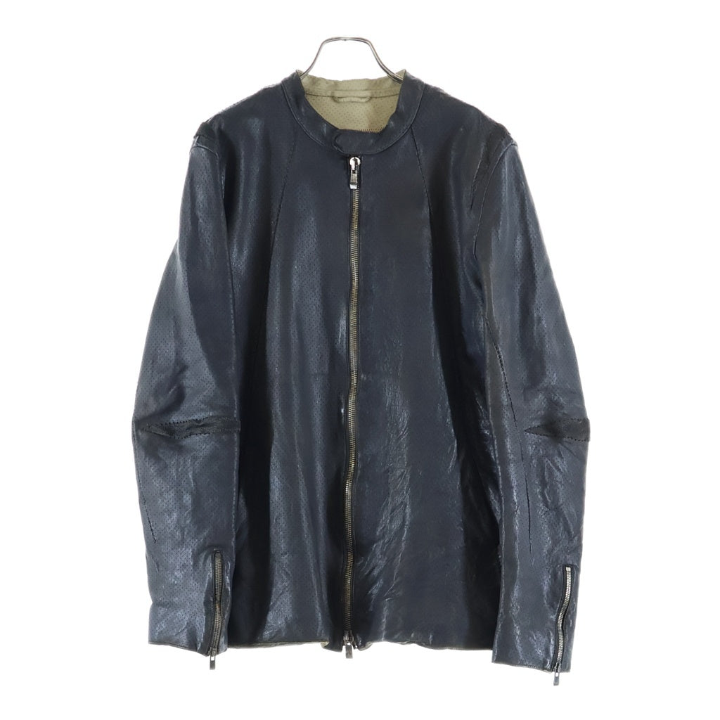 incarnation(インカネーション) Sheep Leather Moto シープレザー シングルラーダース レザージャケット グレー