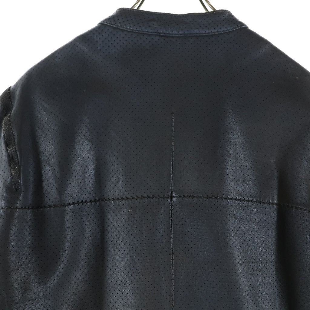 incarnation(インカネーション) Sheep Leather Moto シープレザー シングルラーダース レザージャケット グレー