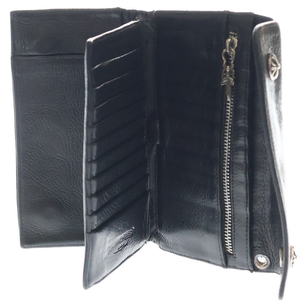 CHROME HEARTS(クロムハーツ) WAVE ウェーブ レザーウォレット 財布 ブラック