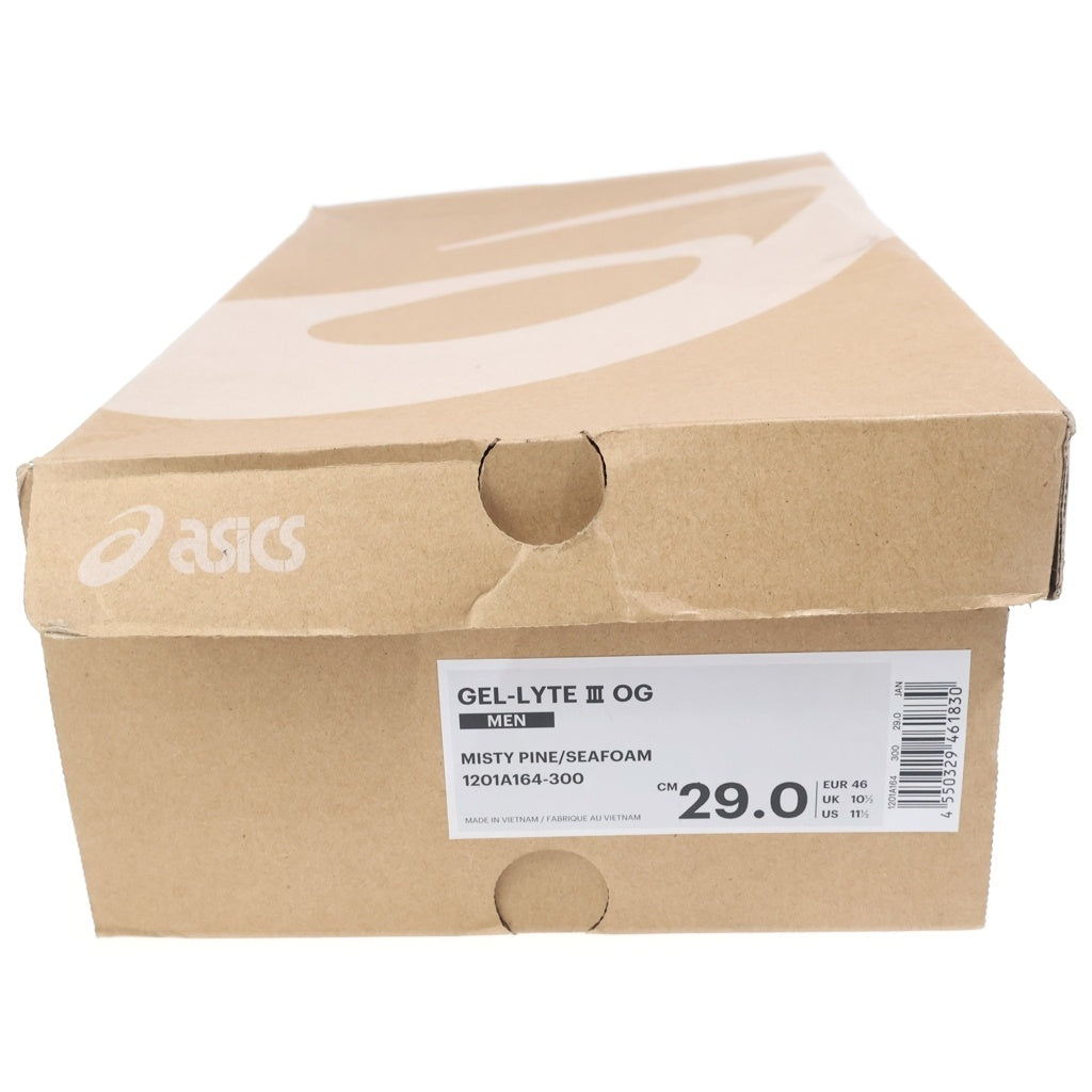 ASICS(アシックス) Gel-Lyte 3 OG Misty Pine アシックス ゲルライト3 OG ミスティパイン ローカットスニーカー ブルー US11.5/29cm 1201A164-300