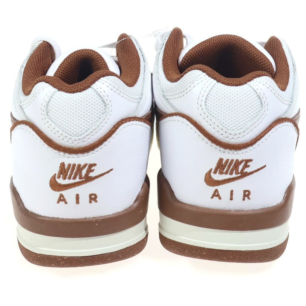 NIKE(ナイキ) ×STUSSY Air Flight 89 Low SP White and Pecan ステューシー エアーフライト89 ロー SP ローカットスニーカー ホワイト/ブラウン US4/23cm FD6475-100 レディース
