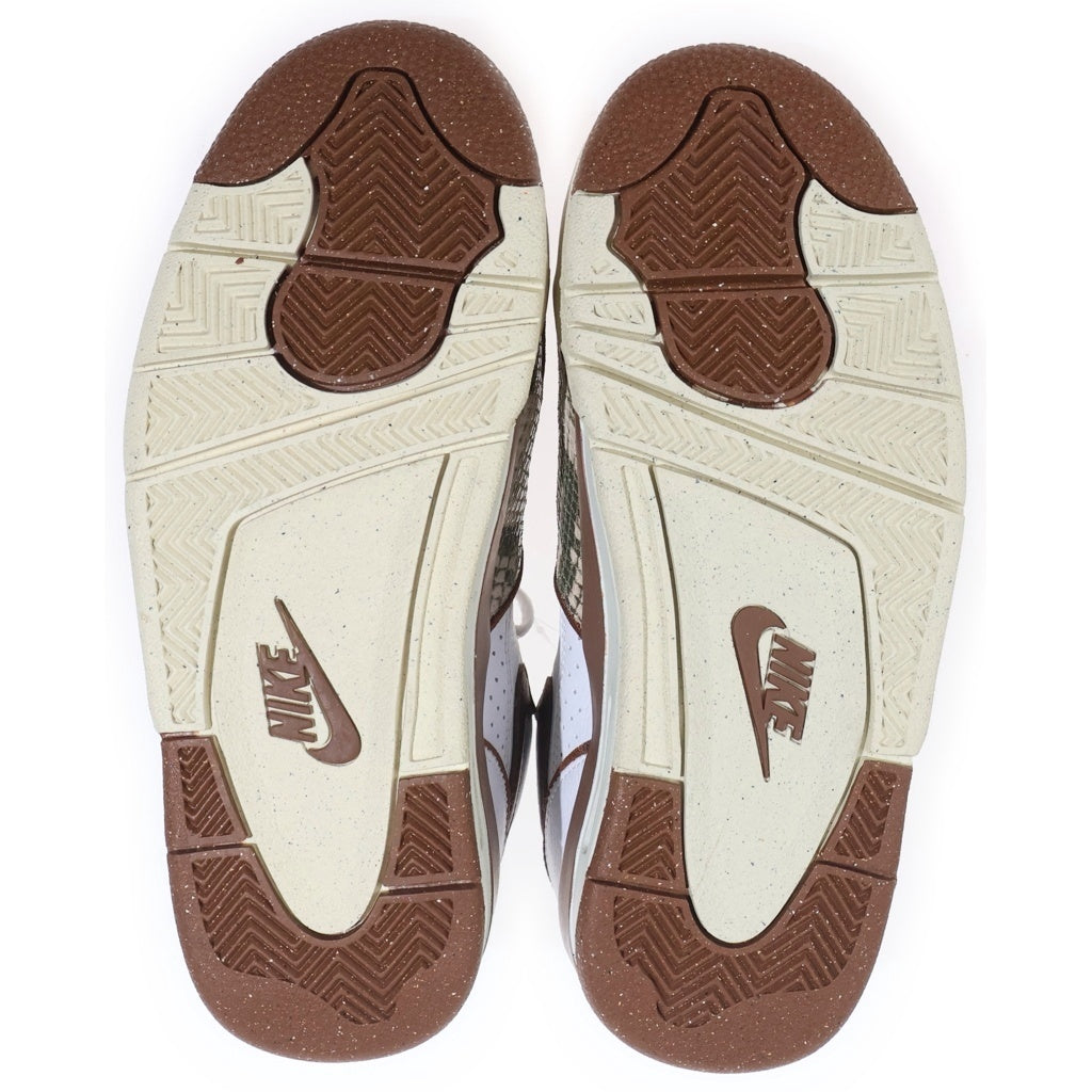 NIKE(ナイキ) ×STUSSY Air Flight 89 Low SP White and Pecan ステューシー エアーフライト89 ロー SP ローカットスニーカー ホワイト/ブラウン US4/23cm FD6475-100 レディース