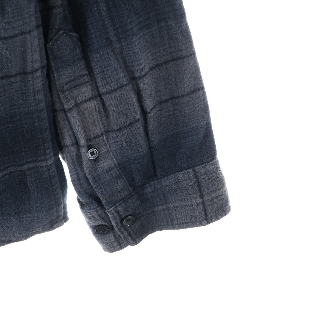 SUPREME(シュプリーム) 23SS Shadow Plaid Flannel Shirts シャドウチェック柄 長袖 フランネルシャツ ブラック