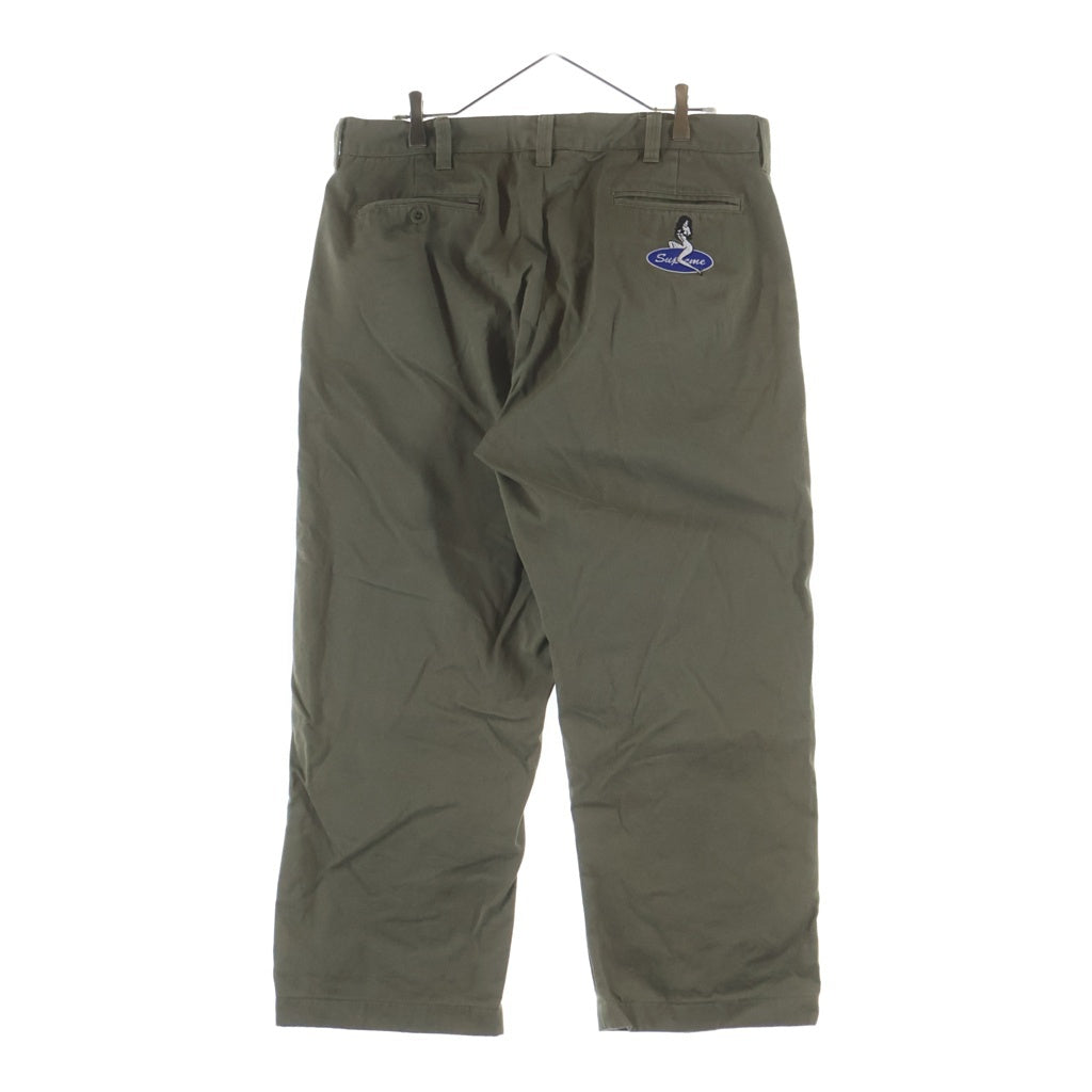 SUPREME(シュプリーム) 18AW Pinup Chino Pant ピンナップ チノ パンツ カーキ