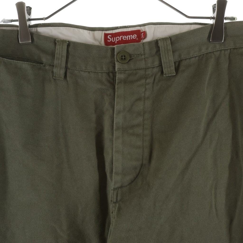 SUPREME(シュプリーム) 18AW Pinup Chino Pant ピンナップ チノ パンツ カーキ