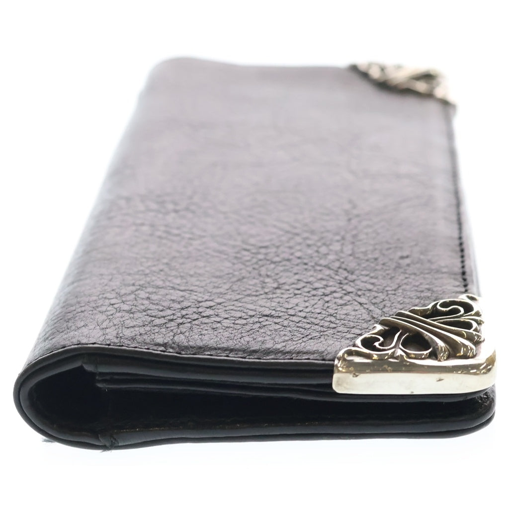 CHROME HEARTS(クロムハーツ) LNG SNGL FLD TIPS シングルフォールド レザーウォレット 財布 ブラック