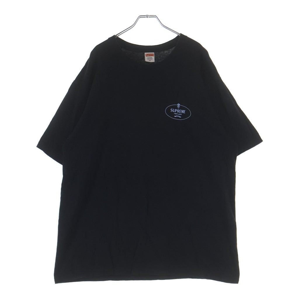 SUPREME(シュプリーム) 24AW Crest Tee クレスト ロゴ 両面プリント 半袖 Tシャツ カットソー ブラック