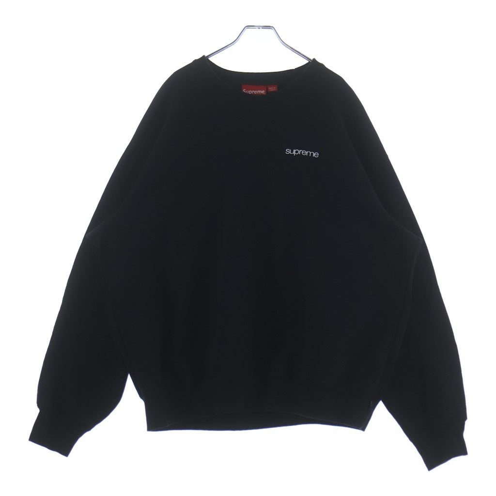 SUPREME(シュプリーム) 23AW NYC Crewneck ニューヨーク ロゴプリント クルーネック スウェットトレーナー ブラック