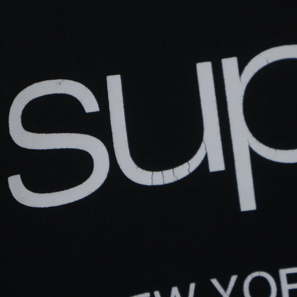 SUPREME(シュプリーム) 23AW NYC Crewneck ニューヨーク ロゴプリント クルーネック スウェットトレーナー ブラック