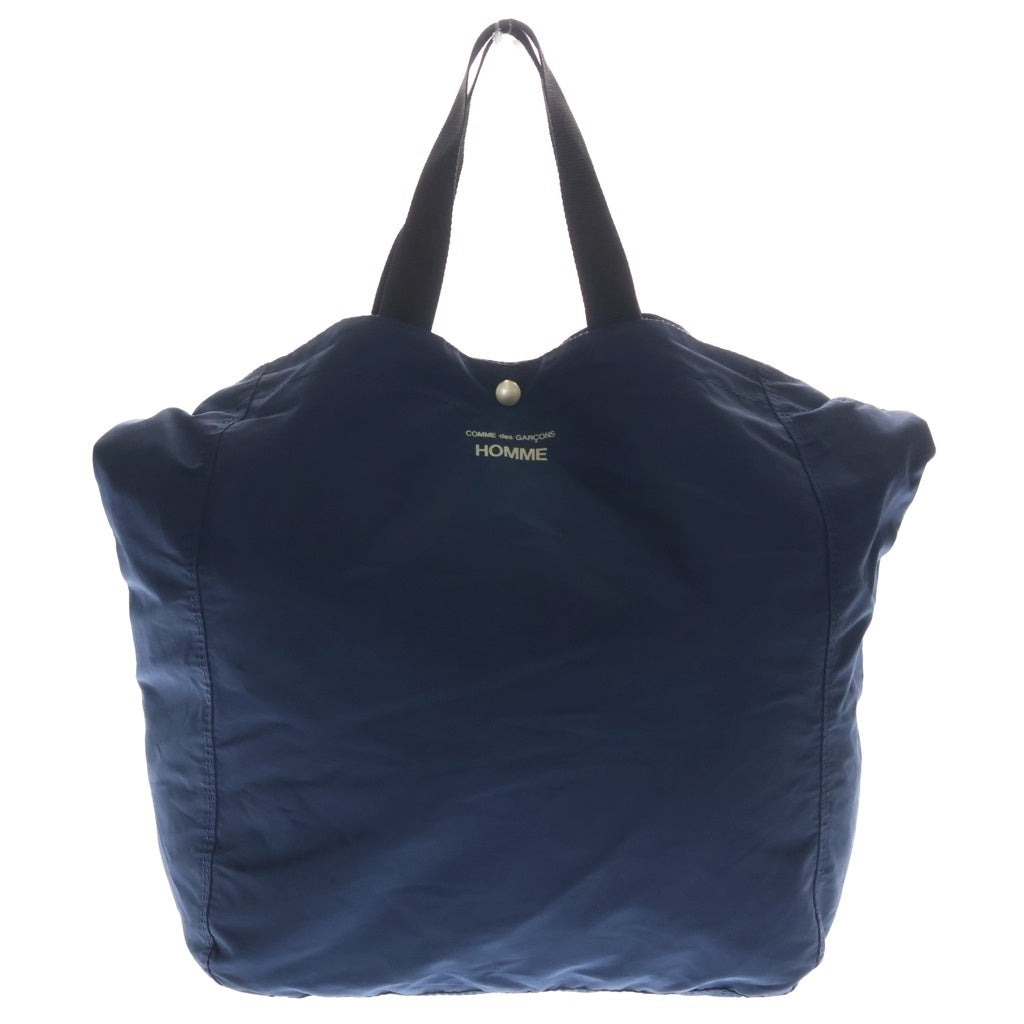 COMME des GARCONS HOMME(コムデギャルソンオム) ロゴプリント トートバッグ ネイビー HP-K 292 レディース