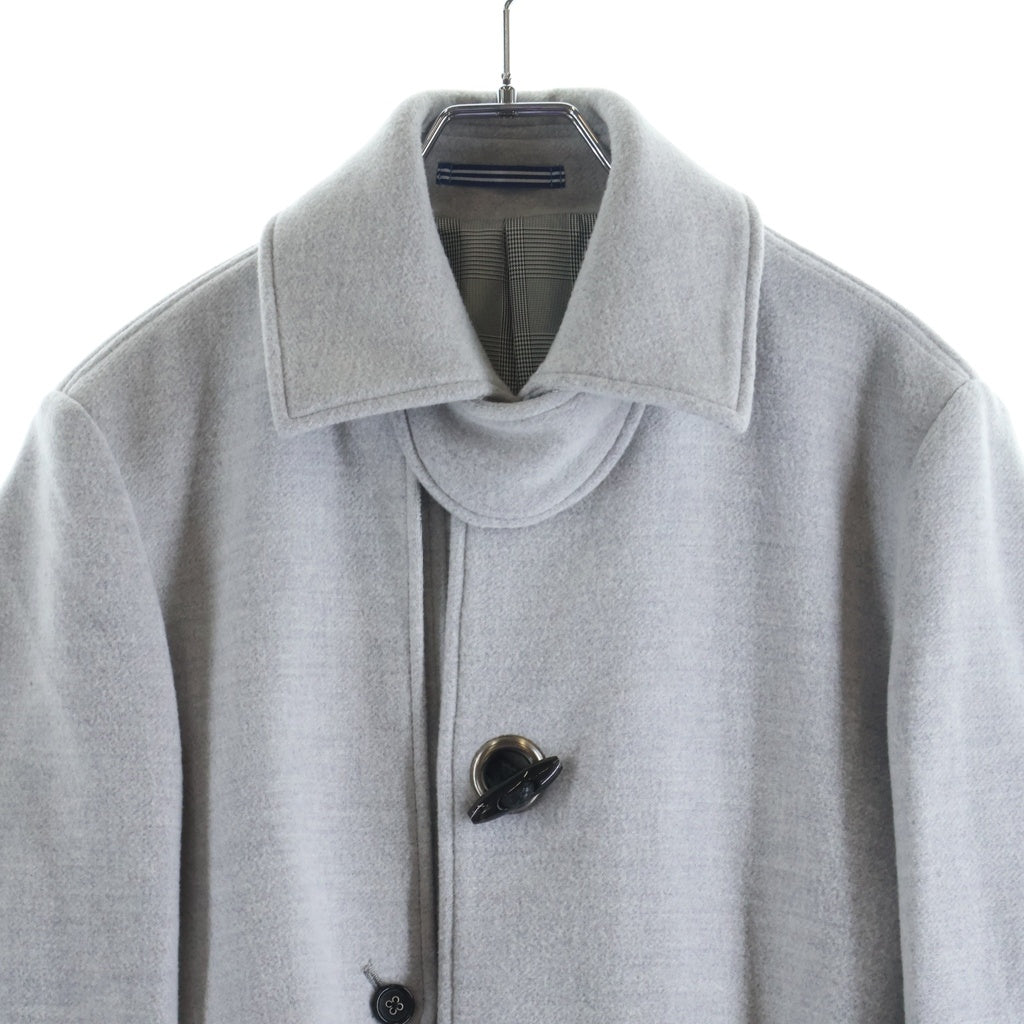 LANVIN(ランバン) ウール ロング トレンチコート グレー LB-6M-61214