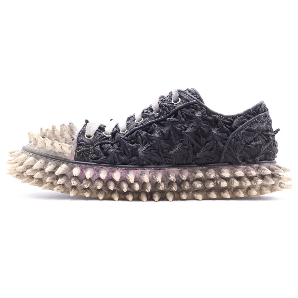 doublet(ダブレット) 24AW PORCUPINE LACE UP SNEAKER ヤマアラシ レースアップ スニーカー ブラック 24AW77FT63