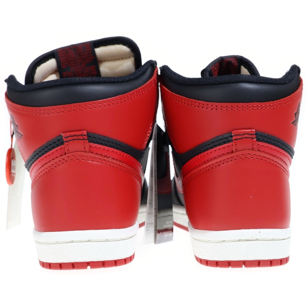NIKE(ナイキ) AIR JORDAN 1 HIGH 85 BRED 2025 エアジョーダン 1 ブレッド ハイカットスニーカー レディース US5/23.5cm レッド/ブラック HV6674-067