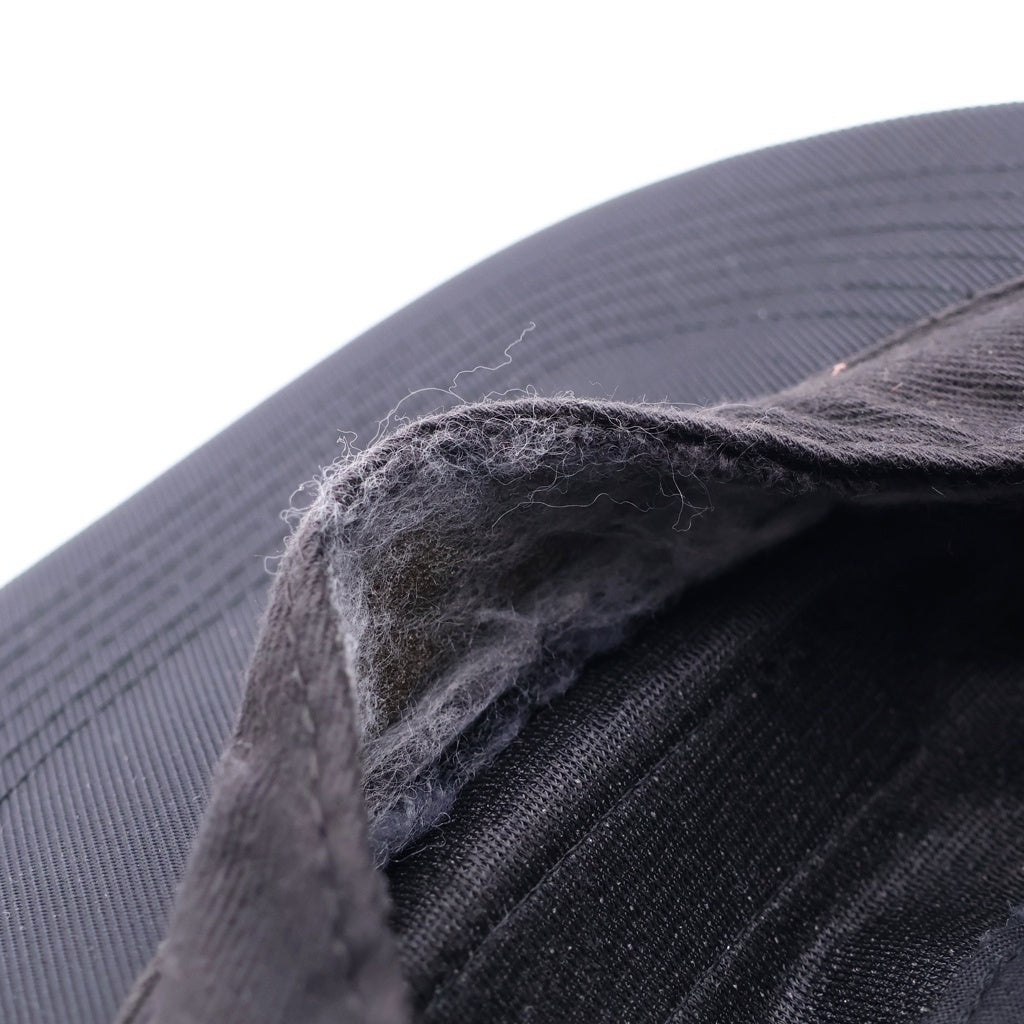 SUPREME(シュプリーム) Rubber Logo Camp Cap ラバーロゴキャンプキャップ ブラック