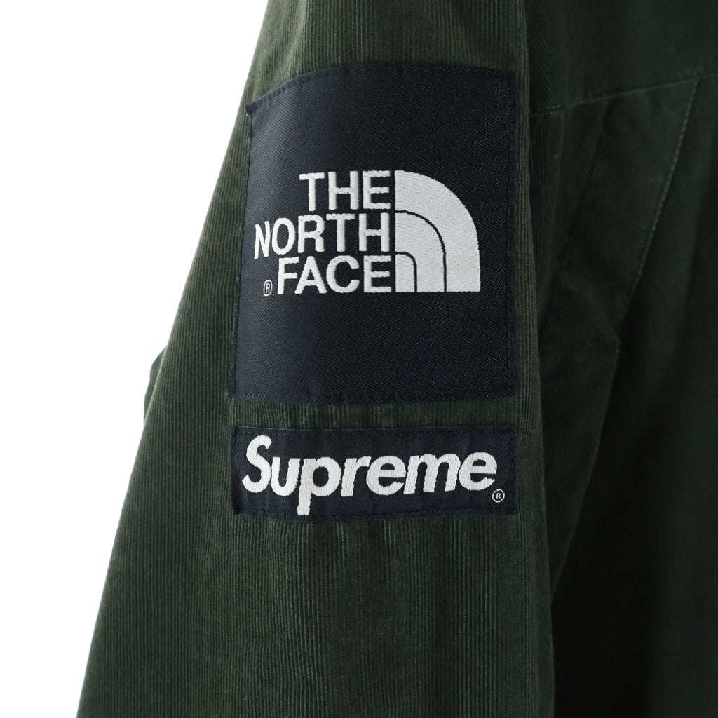 SUPREME(シュプリーム) 12AW ×THE NORTH FACE Corduroy Mountain Shell Jacket ザノースフェイス コーデュロイマウンテンシェルジャケット カーキ NP01250