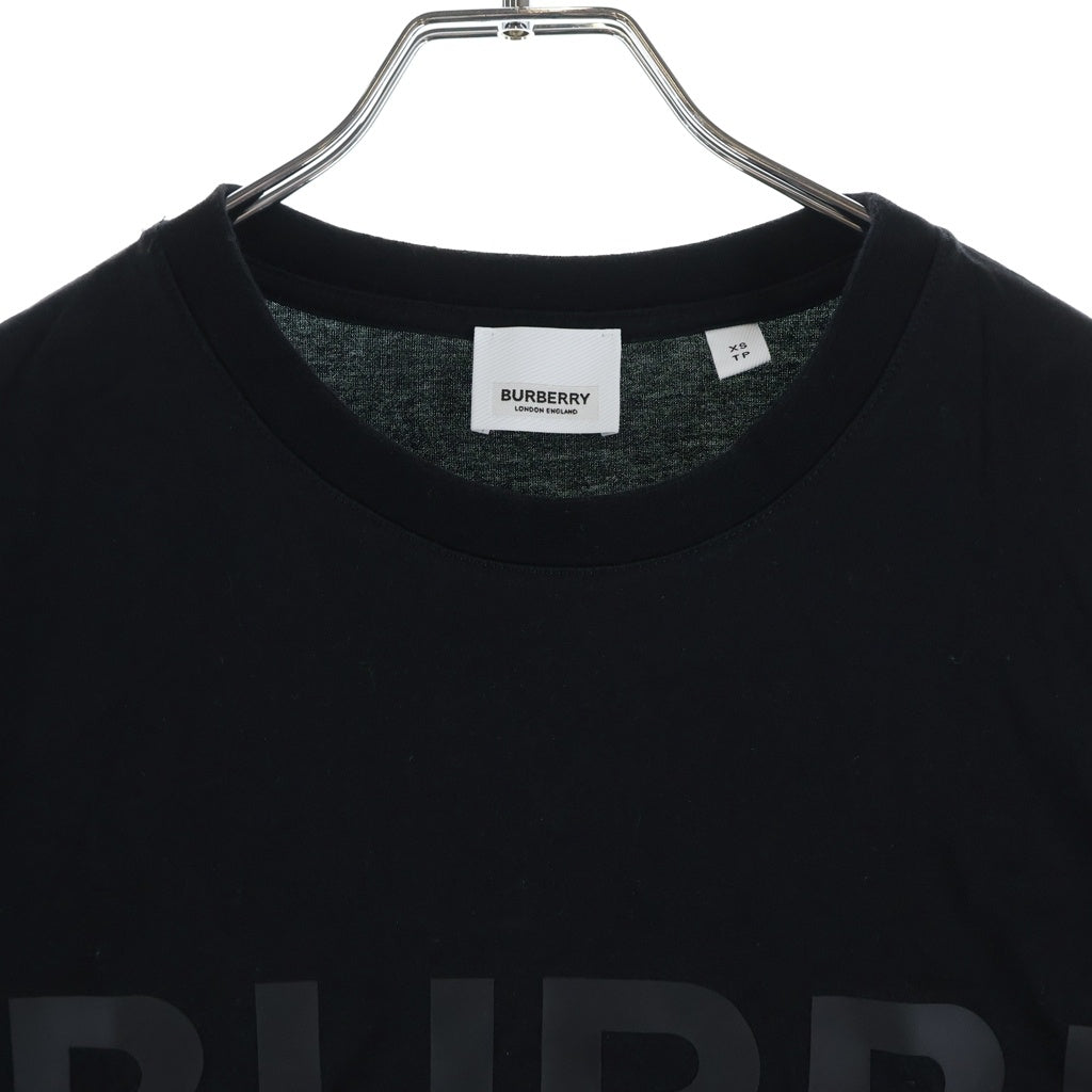 BURBERRY(バーバリー) 20AW ホースフェリー プリント クルーネック 半袖Tシャツ カットソー ブラック 8032299