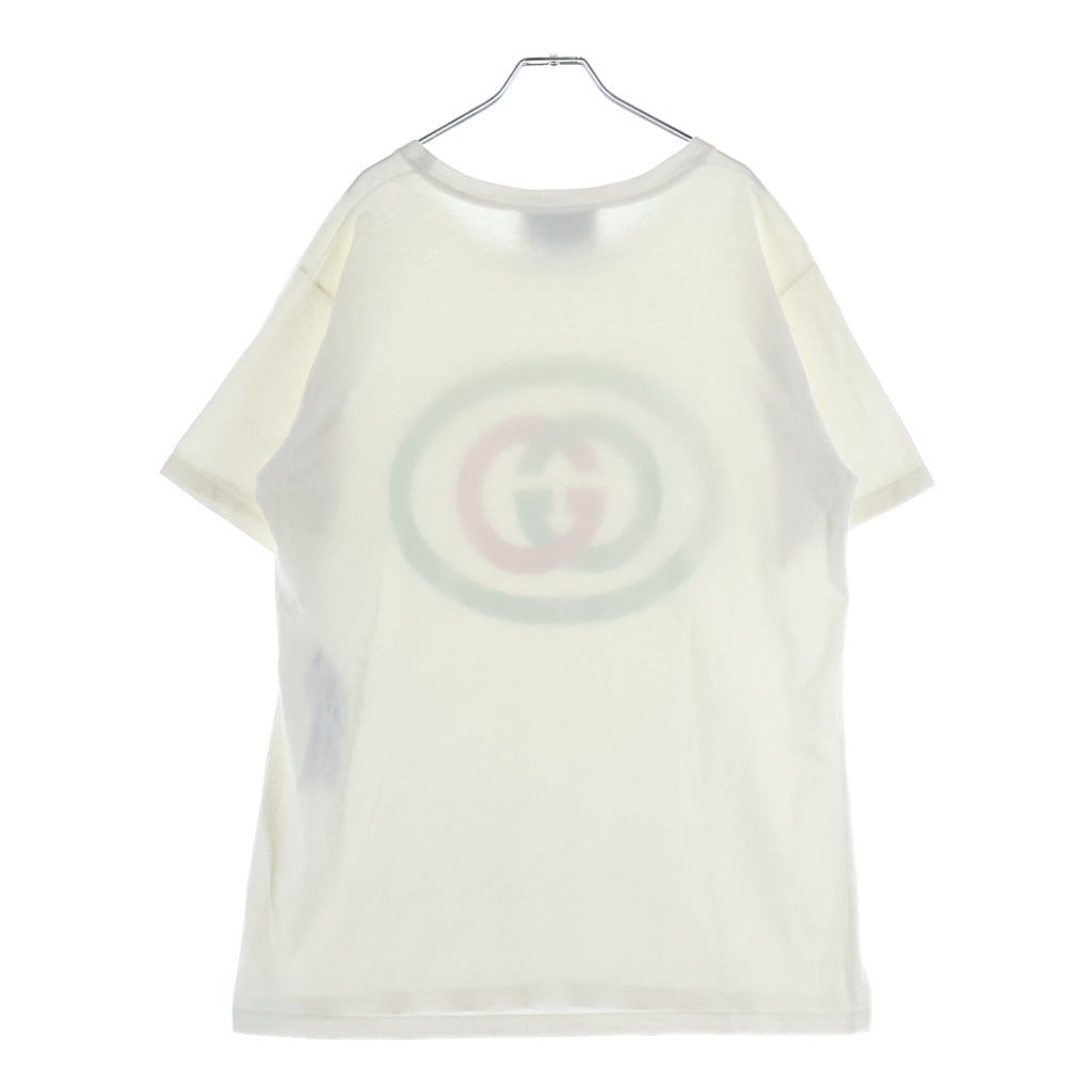 GUCCI(グッチ) 20SS Oversize Tee With Interlocking G インターロッキングG オーバーサイズ クルーネック 半袖Tシャツ カットソー ホワイト 565806 XJBAU