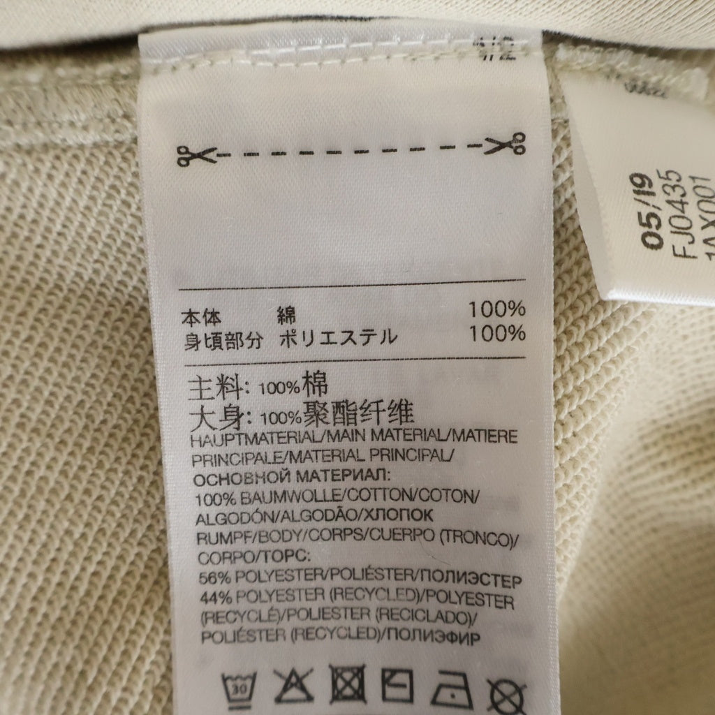 Y-3(ワイスリー) M FT YOHJI LETTERS BASEBALL SHIRT レターズベースボールシャツ フロントロゴ刺繍 長袖シャツ ベージュ FJ0435