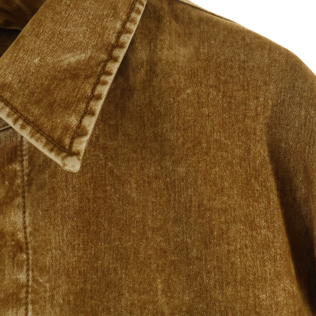 DIESEL(ディーゼル) JOGG JEANS ジョッグジーンズ フロック加工 デニムジャケット ブラウン
