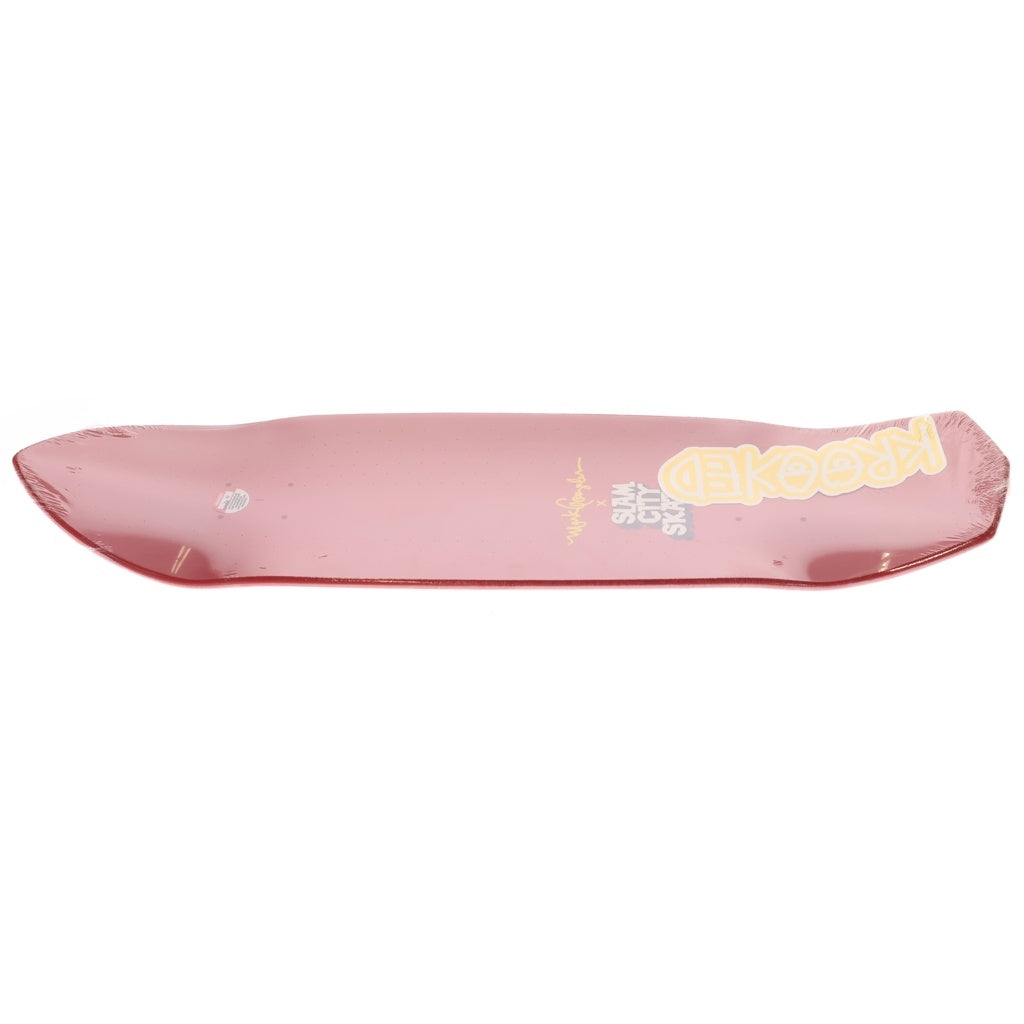 MARK GONZALES(マークゴンザレス) ×KROOKED × SLAM SITY SKATES SLAM ZAGGER Skateboard Deck クルキッド スラムシティスケーツ スラムザガー スケートボード デッキ レッド