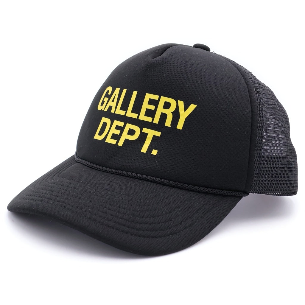 GALLERY DEPT.(ギャラリーデプト) Logo Trucker Hat ロゴ プリント トラッカー キャップ ブラック