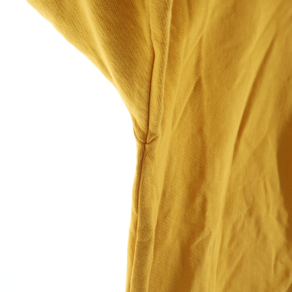 CHROME HEARTS(クロムハーツ) MUSTARD PULLOVER SCRIPT SWEAT 両面プリント クルーネック スウェット トレーナー イエロー