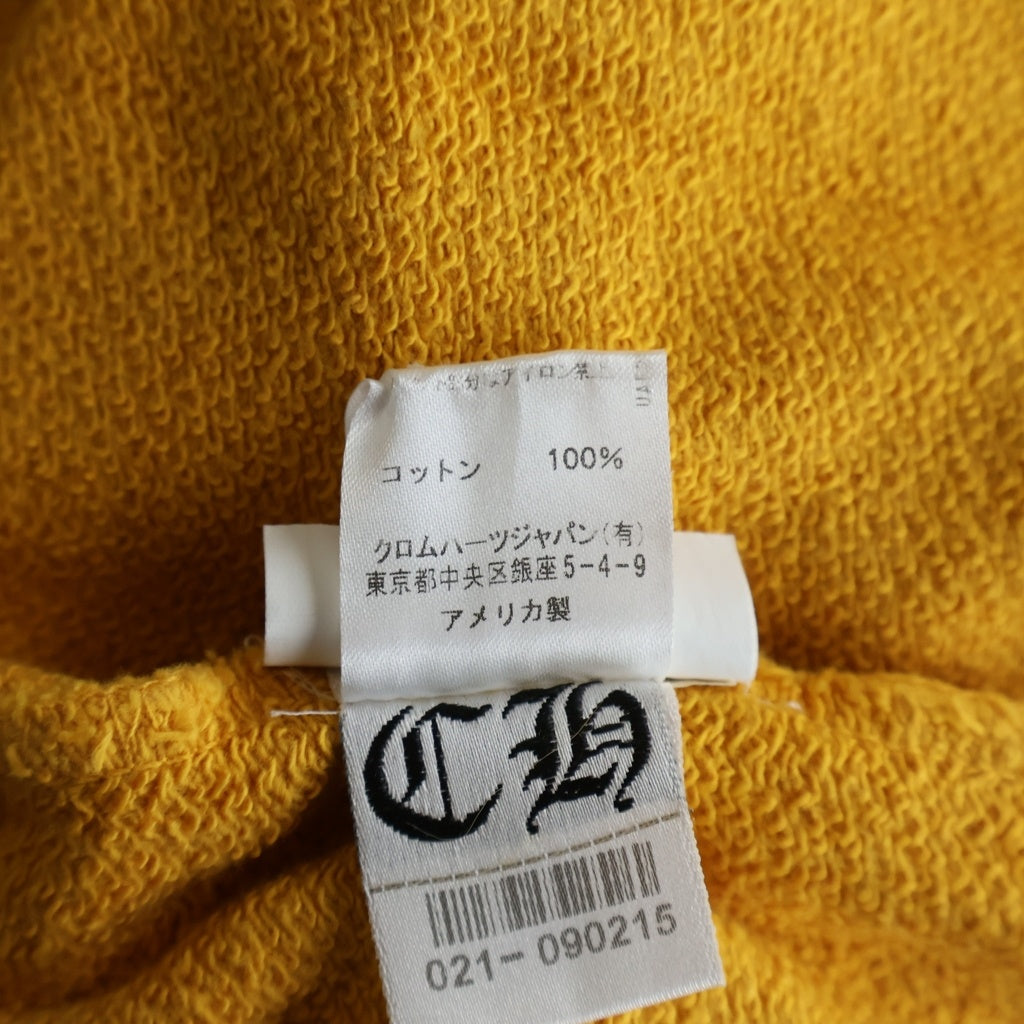 CHROME HEARTS(クロムハーツ) MUSTARD PULLOVER SCRIPT SWEAT 両面
