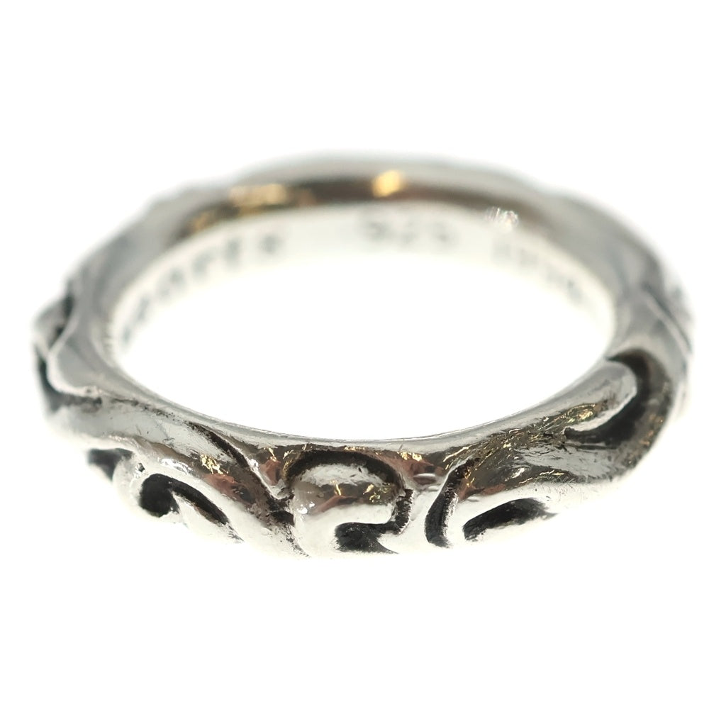 CHROME HEARTS(クロムハーツ) SCRL BAND スクロールバンド リング シルバー BCA351
