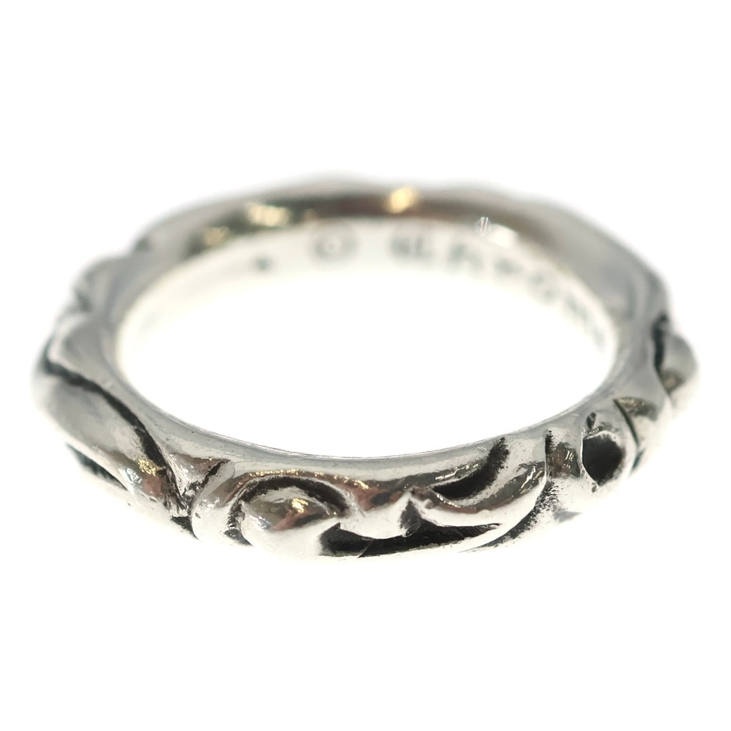 CHROME HEARTS(クロムハーツ) SCRL BAND スクロールバンド リング シルバー BCA351