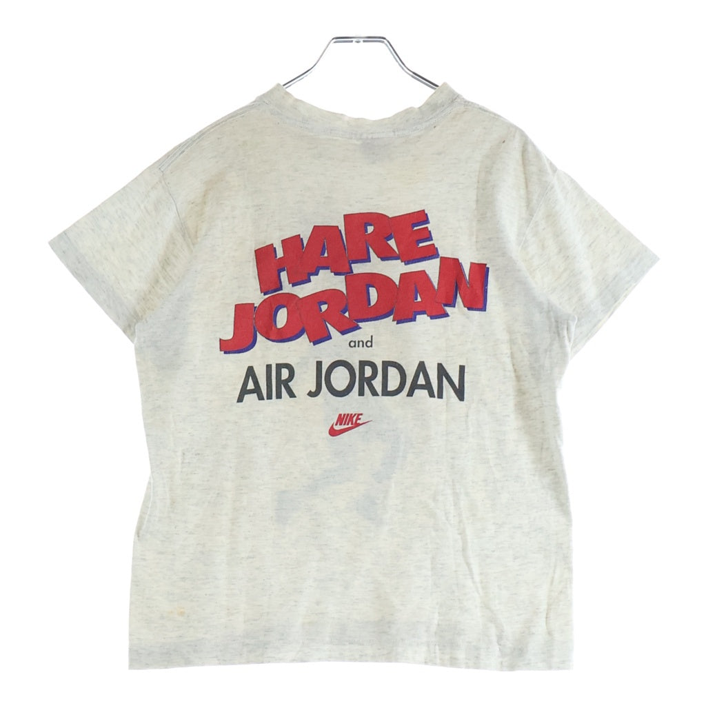 NIKE(ナイキ) 90s 銀タグ HARE JORDAN フロントプリント 半袖Tシャツ カットソー グレー