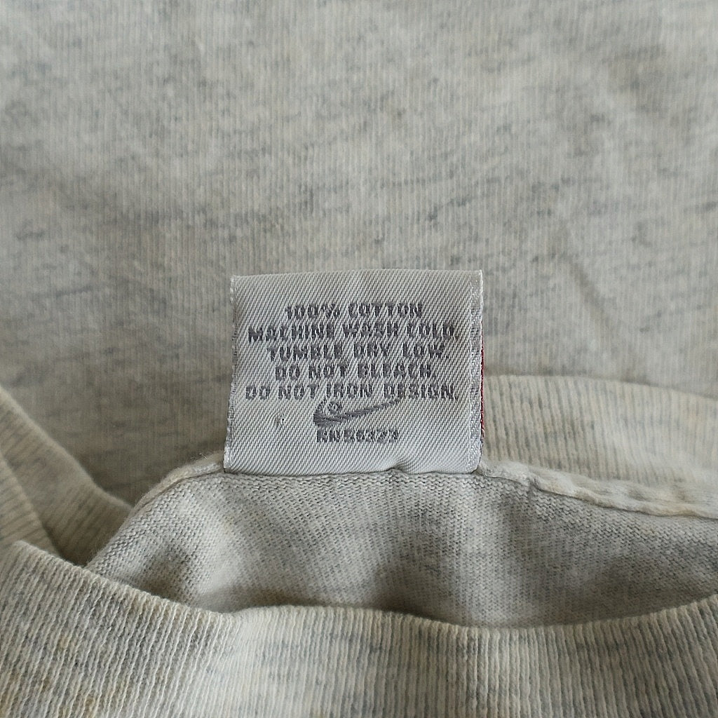 NIKE(ナイキ) 90s 銀タグ HARE JORDAN フロントプリント 半袖Tシャツ カットソー グレー