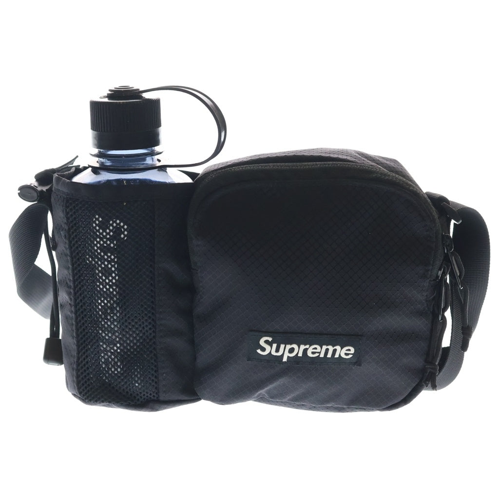 SUPREME(シュプリーム) 22SS Side Bag ナイロン ドリンクホルダー ショルダー サイドバッグ ブラック