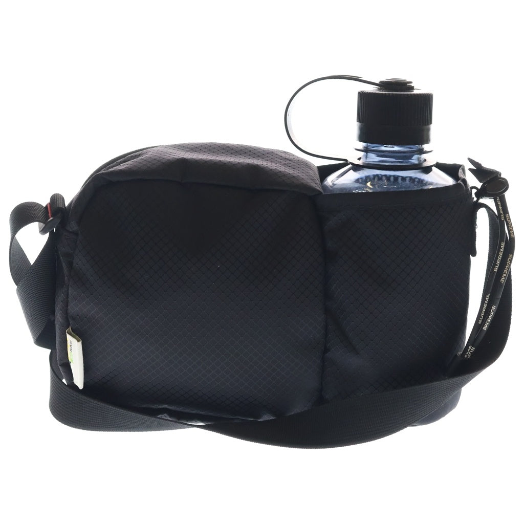 SUPREME(シュプリーム) 22SS Side Bag ナイロン ドリンクホルダー ショルダー サイドバッグ ブラック