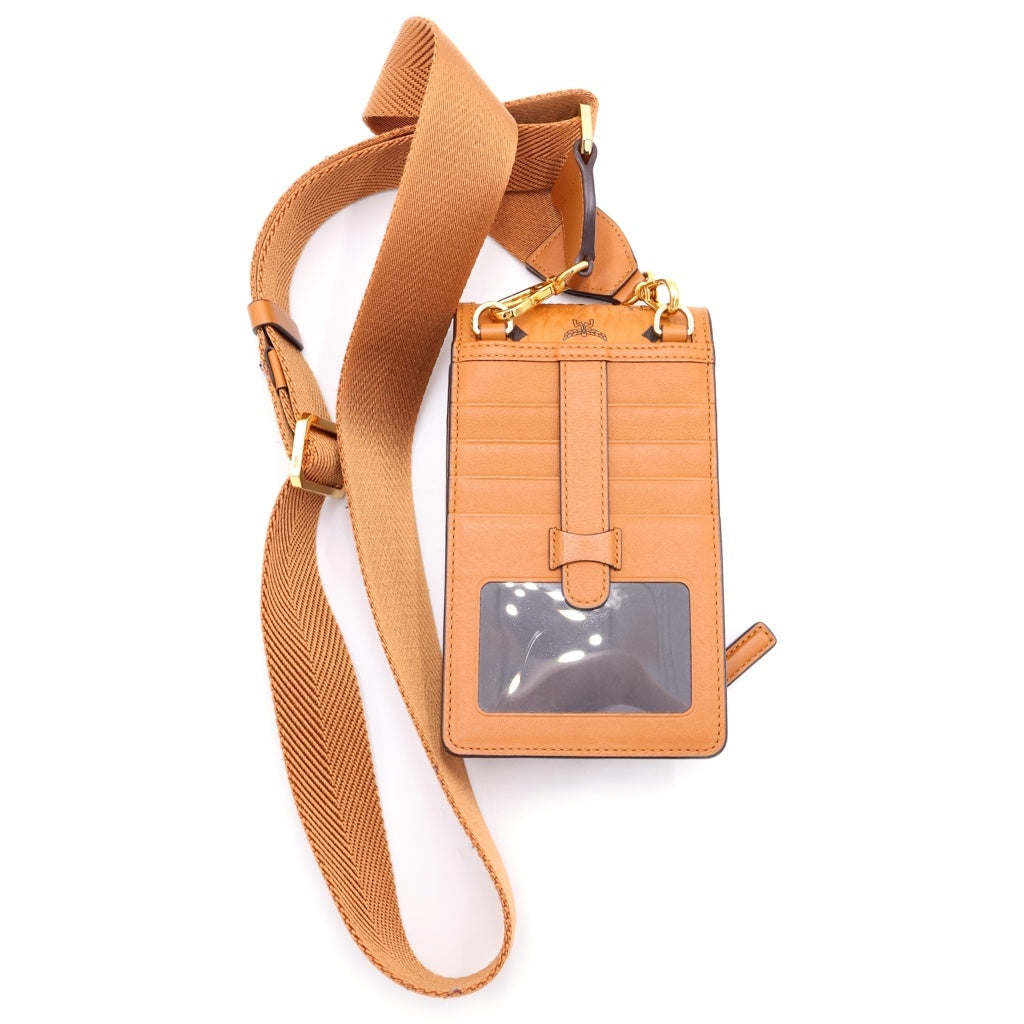 MCM(エム シー エム) Aren Vietos Phone Pouch アーレンヴィエトス フォンポーチ ショルダーバッグ ブラウン レディース